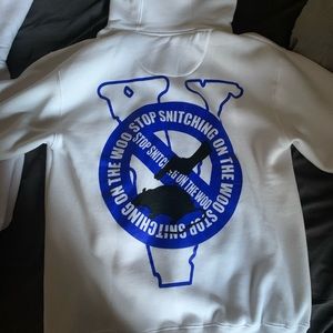 Vlone “Stop Snitching” hoodie